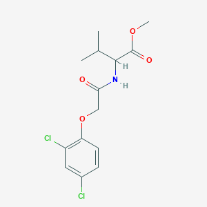 methyl N-[(2,4-dichlorophenoxy)acetyl]valinate