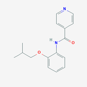 molecular formula C16H18N2O2 B495548 N-(2-isobutoxyphenyl)isonicotinamide 