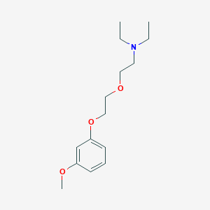 molecular formula C15H25NO3 B4955542 N,N-diethyl-2-[2-(3-methoxyphenoxy)ethoxy]ethanamine 