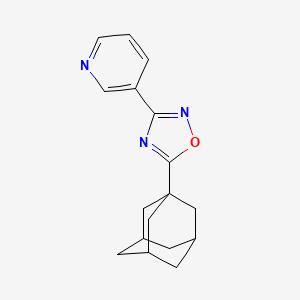 3-[5-(1-adamantyl)-1,2,4-oxadiazol-3-yl]pyridine