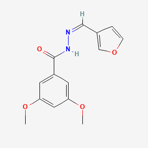 N'-(3-furylmethylene)-3,5-dimethoxybenzohydrazide