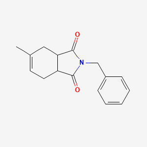 molecular formula C16H17NO2 B4955639 2-benzyl-5-methyl-3a,4,7,7a-tetrahydro-1H-isoindole-1,3(2H)-dione 
