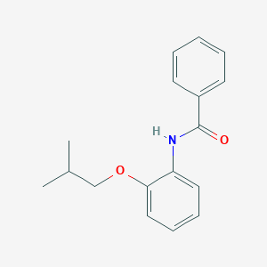 molecular formula C17H19NO2 B495571 N-(2-isobutoxyphenyl)benzamide 