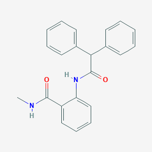 molecular formula C22H20N2O2 B495579 2-[(diphenylacetyl)amino]-N-methylbenzamide 