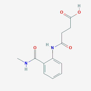 molecular formula C12H14N2O4 B495583 4-{2-[(Methylamino)carbonyl]anilino}-4-oxobutanoic acid 
