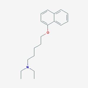 molecular formula C19H27NO B4955860 N,N-diethyl-5-(1-naphthyloxy)-1-pentanamine 