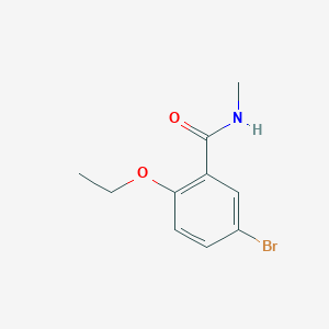 molecular formula C10H12BrNO2 B495595 5-bromo-2-ethoxy-N-methylbenzamide 