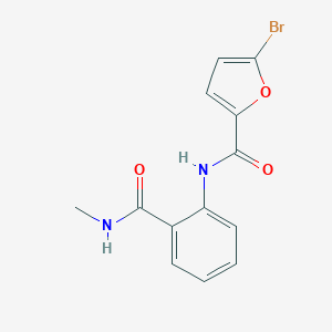 molecular formula C13H11BrN2O3 B495600 5-bromo-N-[2-(methylcarbamoyl)phenyl]furan-2-carboxamide 