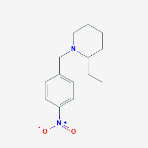 molecular formula C14H20N2O2 B4956019 2-ethyl-1-(4-nitrobenzyl)piperidine 