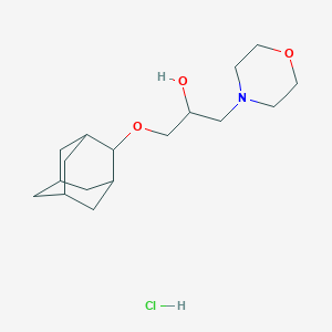 molecular formula C17H30ClNO3 B4956108 1-(2-adamantyloxy)-3-(4-morpholinyl)-2-propanol hydrochloride 