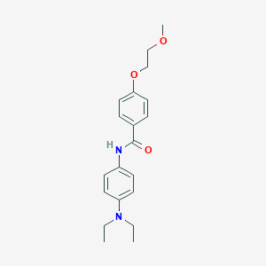 N-[4-(diethylamino)phenyl]-4-(2-methoxyethoxy)benzamide