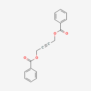 molecular formula C18H14O4 B4956226 2-butyne-1,4-diyl dibenzoate 