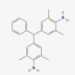 molecular formula C23H26N2 B4956255 4,4'-(苯亚甲基)双(2,6-二甲基苯胺) 