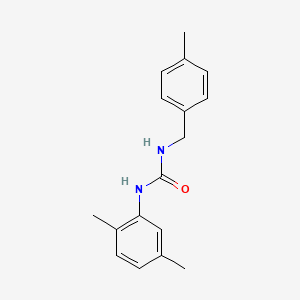 molecular formula C17H20N2O B4956324 N-(2,5-dimethylphenyl)-N'-(4-methylbenzyl)urea 