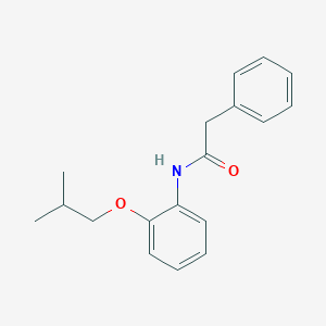 molecular formula C18H21NO2 B495644 N-(2-isobutoxyphenyl)-2-phenylacetamide 