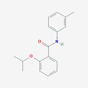 molecular formula C17H19NO2 B495645 2-isopropoxy-N-(3-methylphenyl)benzamide 