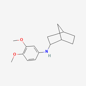 molecular formula C15H21NO2 B4956455 N-(3,4-dimethoxyphenyl)bicyclo[2.2.1]heptan-2-amine 