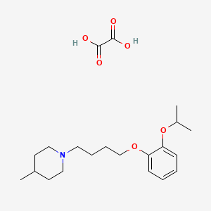molecular formula C21H33NO6 B4956461 1-[4-(2-isopropoxyphenoxy)butyl]-4-methylpiperidine oxalate 