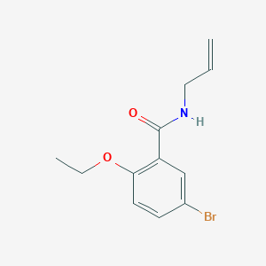 molecular formula C12H14BrNO2 B495647 N-allyl-5-bromo-2-ethoxybenzamide 