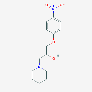 molecular formula C14H20N2O4 B4956504 1-(4-nitrophenoxy)-3-(1-piperidinyl)-2-propanol 