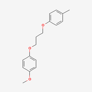 molecular formula C17H20O3 B4956547 1-methoxy-4-[3-(4-methylphenoxy)propoxy]benzene 