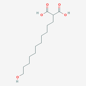 molecular formula C14H26O5 B4956638 (11-hydroxyundecyl)malonic acid 