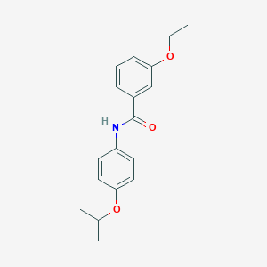 molecular formula C18H21NO3 B495664 3-ethoxy-N-(4-isopropoxyphenyl)benzamide 