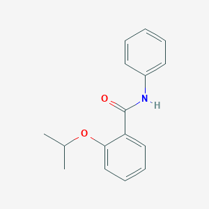 molecular formula C16H17NO2 B495665 2-isopropoxy-N-phenylbenzamide 