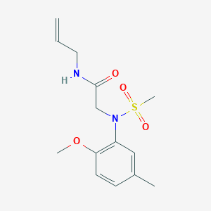 N~1~-allyl-N~2~-(2-methoxy-5-methylphenyl)-N~2~-(methylsulfonyl)glycinamide