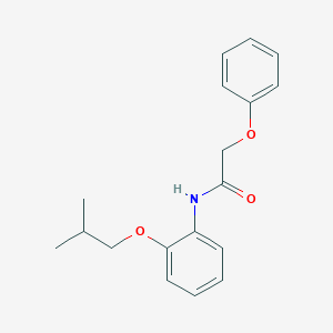 molecular formula C18H21NO3 B495668 N-(2-isobutoxyphenyl)-2-phenoxyacetamide 