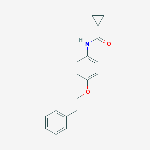 N-[4-(2-phenylethoxy)phenyl]cyclopropanecarboxamide