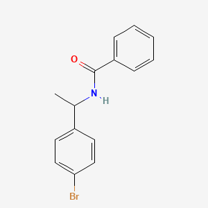 molecular formula C15H14BrNO B4956735 N-[1-(4-溴苯基)乙基]苯甲酰胺 