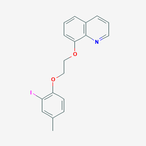 molecular formula C18H16INO2 B4956765 8-[2-(2-iodo-4-methylphenoxy)ethoxy]quinoline 