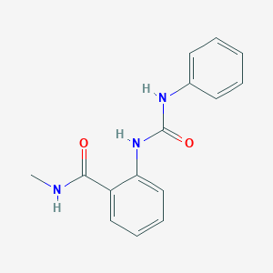 molecular formula C15H15N3O2 B495681 N-Methyl-2-(3-phenylureido)benzamide 