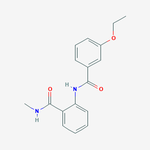 molecular formula C17H18N2O3 B495686 2-[(3-ethoxybenzoyl)amino]-N-methylbenzamide 
