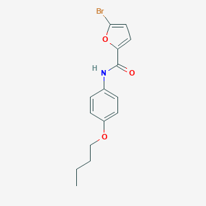molecular formula C15H16BrNO3 B495688 5-bromo-N-(4-butoxyphenyl)furan-2-carboxamide 