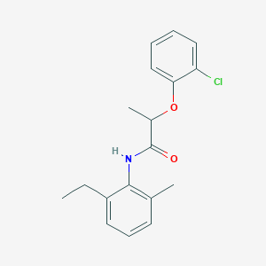molecular formula C18H20ClNO2 B495689 2-(2-chlorophenoxy)-N-(2-ethyl-6-methylphenyl)propanamide 