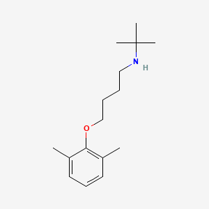N-(tert-butyl)-4-(2,6-dimethylphenoxy)-1-butanamine