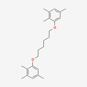 molecular formula C24H34O2 B4957082 1,1'-[1,6-hexanediylbis(oxy)]bis(2,3,5-trimethylbenzene) 