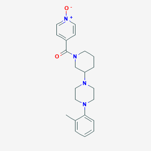 molecular formula C22H28N4O2 B4957108 1-(2-methylphenyl)-4-[1-(1-oxidoisonicotinoyl)-3-piperidinyl]piperazine 