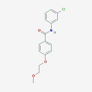 N-(3-chlorophenyl)-4-(2-methoxyethoxy)benzamide