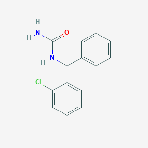 molecular formula C14H13ClN2O B4957164 N-[(2-chlorophenyl)(phenyl)methyl]urea 
