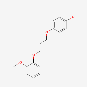 molecular formula C17H20O4 B4957177 1-methoxy-2-[3-(4-methoxyphenoxy)propoxy]benzene 