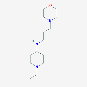 molecular formula C14H29N3O B4957403 1-ethyl-N-[3-(4-morpholinyl)propyl]-4-piperidinamine 
