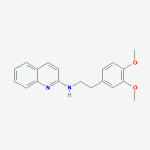 molecular formula C19H20N2O2 B4957501 N-[2-(3,4-dimethoxyphenyl)ethyl]-2-quinolinamine 