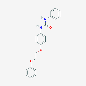 molecular formula C21H20N2O3 B495761 1-[4-(2-Phenoxyethoxy)phenyl]-3-phenylurea 