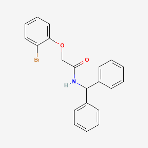 molecular formula C21H18BrNO2 B4957658 2-(2-bromophenoxy)-N-(diphenylmethyl)acetamide 