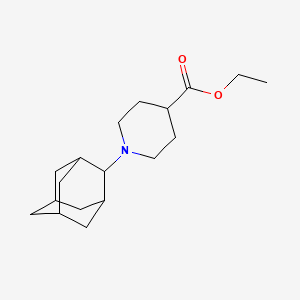 molecular formula C18H29NO2 B4957707 ethyl 1-(2-adamantyl)-4-piperidinecarboxylate 
