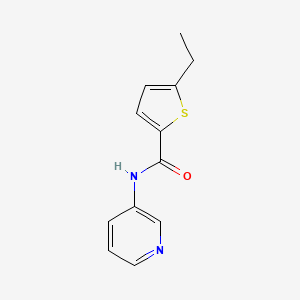 molecular formula C12H12N2OS B4957718 5-ethyl-N-3-pyridinyl-2-thiophenecarboxamide 