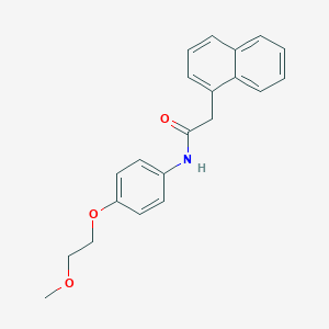 N-[4-(2-methoxyethoxy)phenyl]-2-(1-naphthyl)acetamide